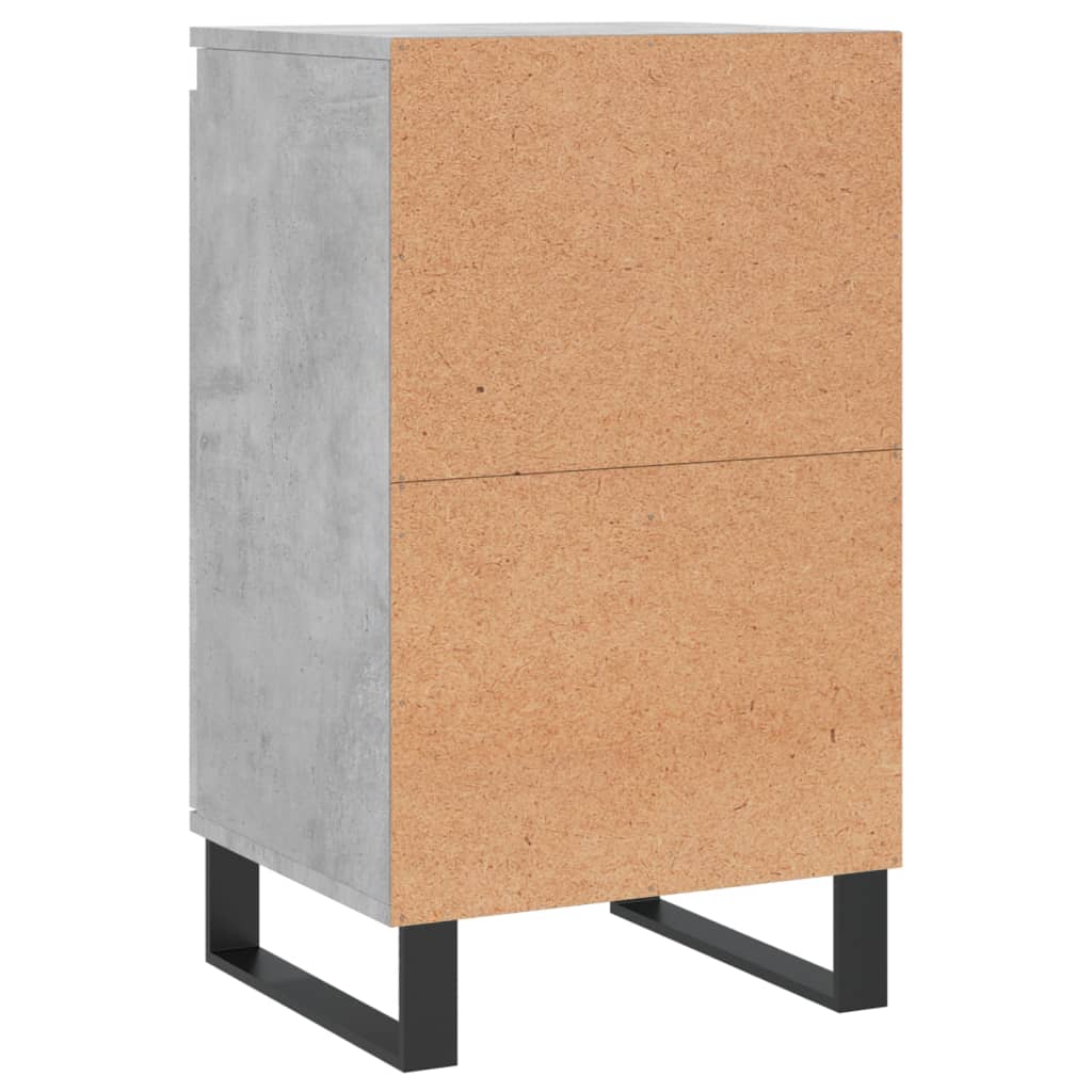 skænke 2 stk. 40x35x70 cm konstrueret træ betongrå