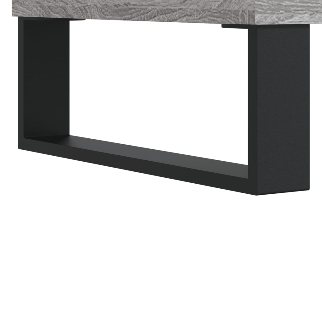 skænk 40x35x70 cm konstrueret træ grå sonoma-eg
