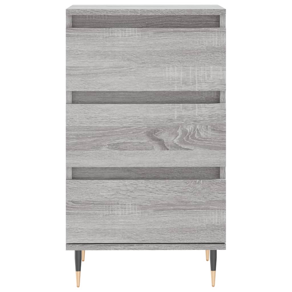 skænk 40x35x70 cm konstrueret træ grå sonoma-eg