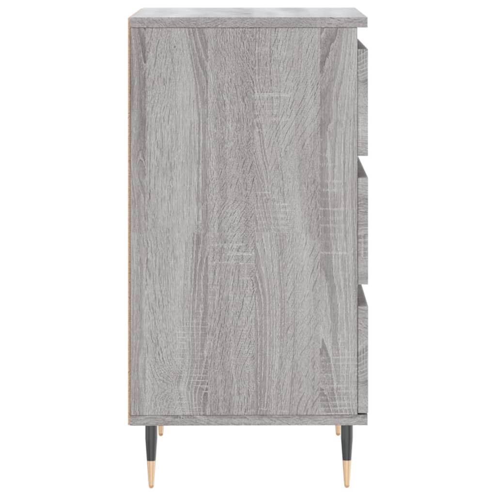 skænk 40x35x70 cm konstrueret træ grå sonoma-eg