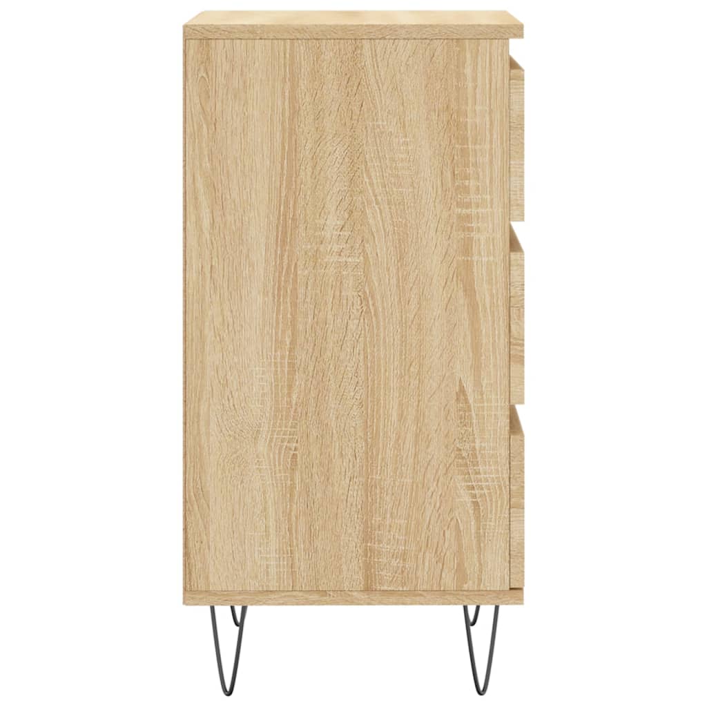 skænk 40x35x70 cm konstrueret træ sonoma-eg