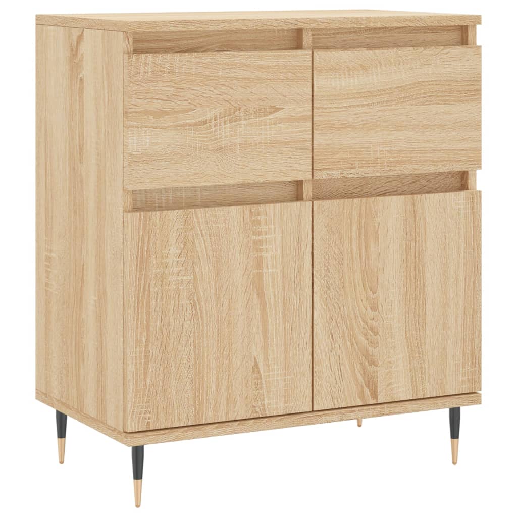 skænk 60x35x70 cm konstrueret træ sonoma-eg