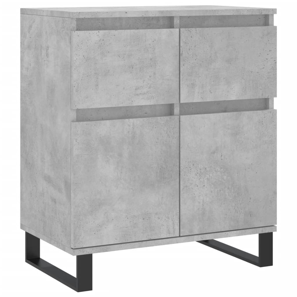 skænk 60x35x70 cm konstrueret træ betongrå