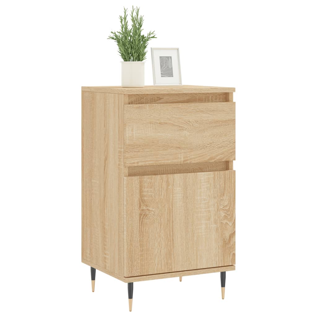 skænk 40x35x70 cm konstrueret træ sonoma-eg