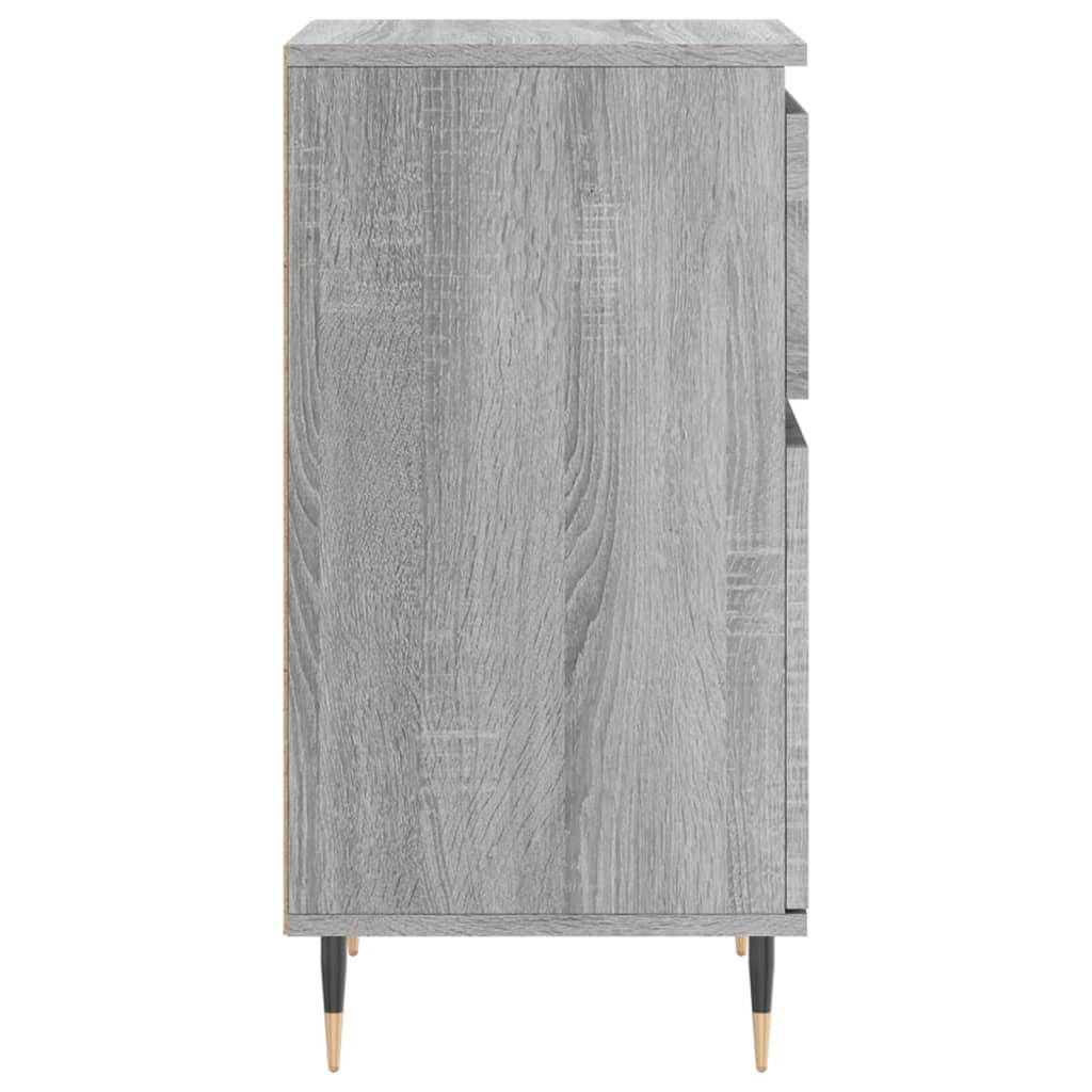 skænk 40x35x70 cm konstrueret træ grå sonoma-eg