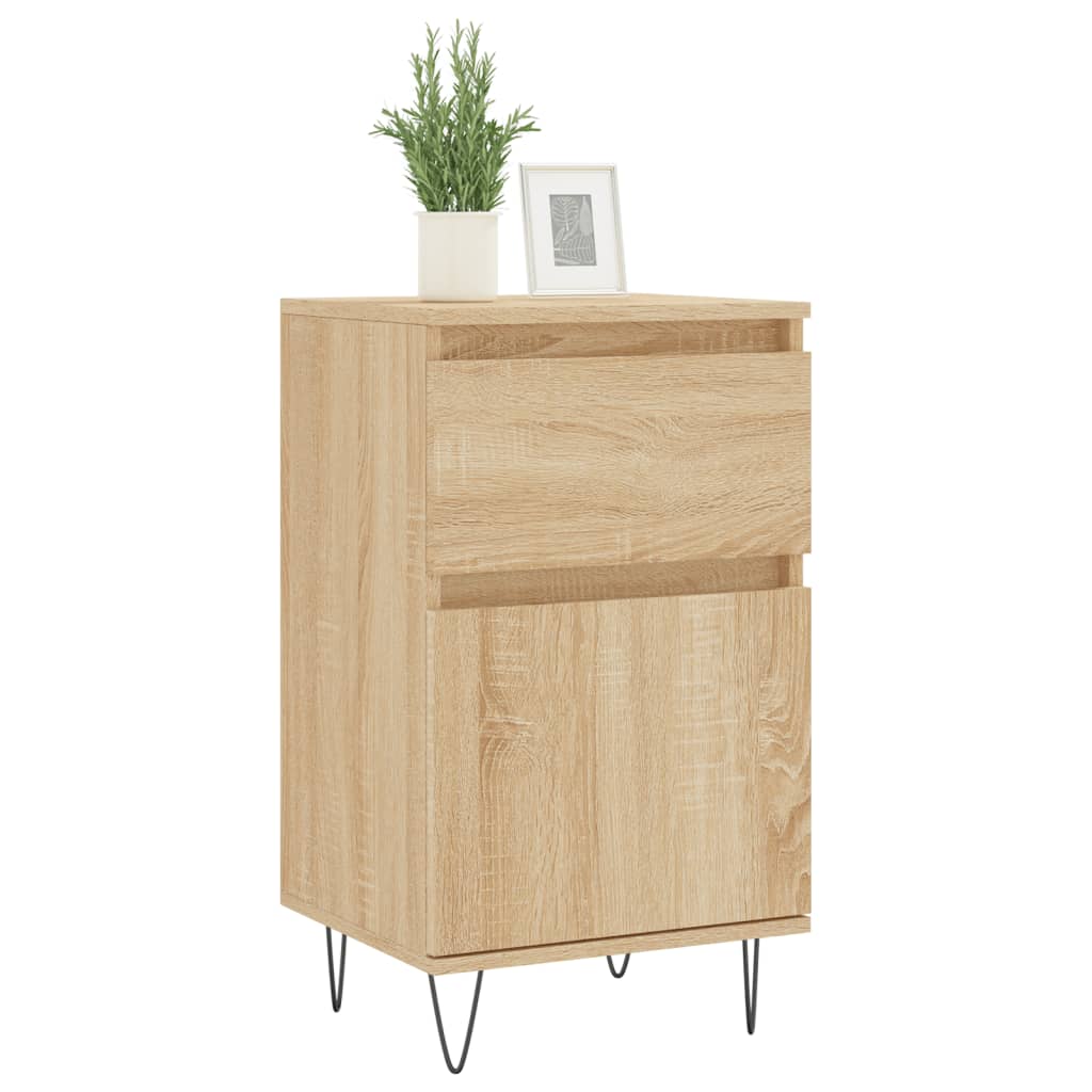 skænk 40x35x70 cm konstrueret træ sonoma-eg