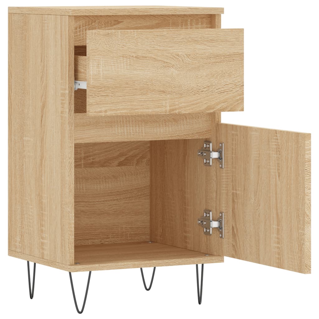 skænk 40x35x70 cm konstrueret træ sonoma-eg