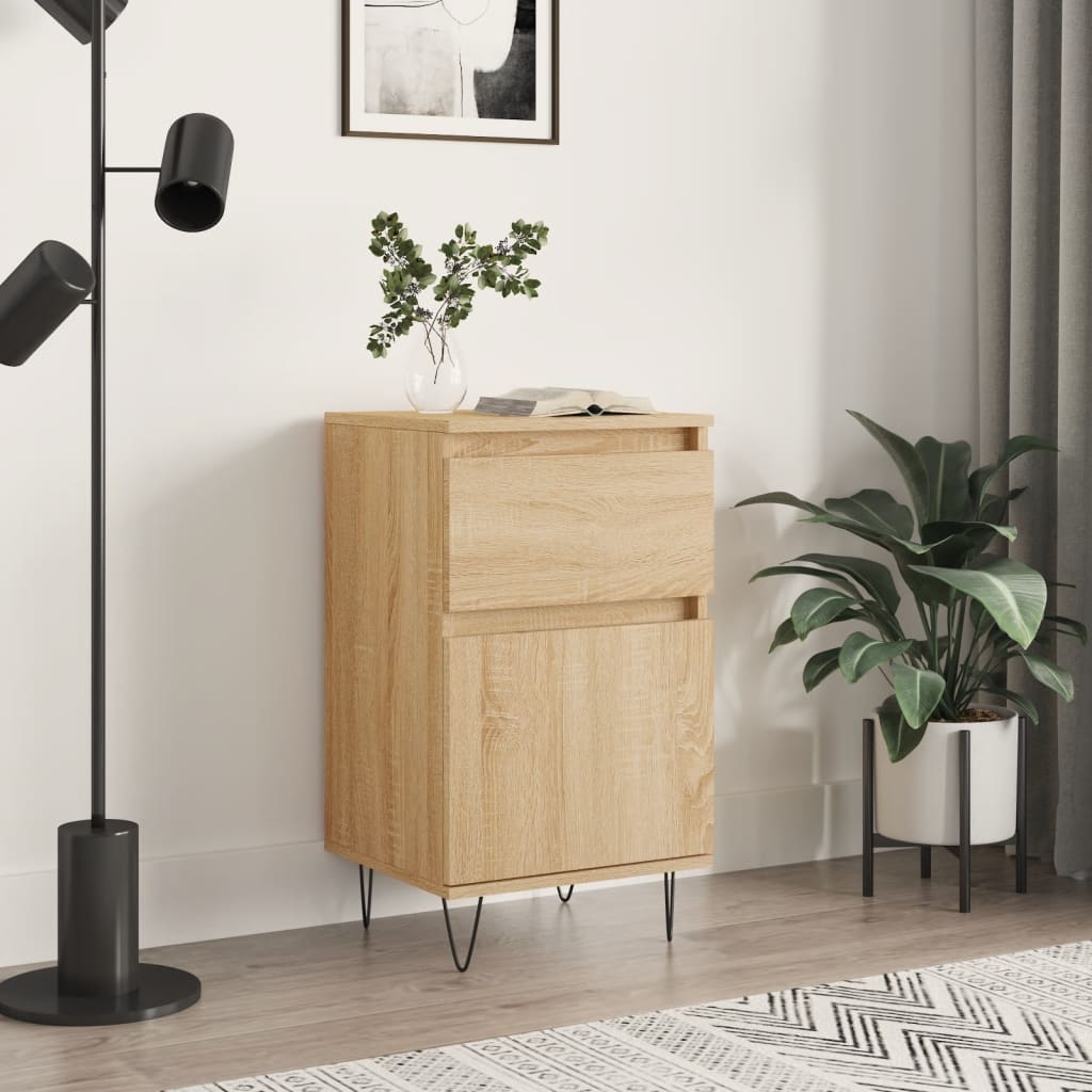 skænk 40x35x70 cm konstrueret træ sonoma-eg