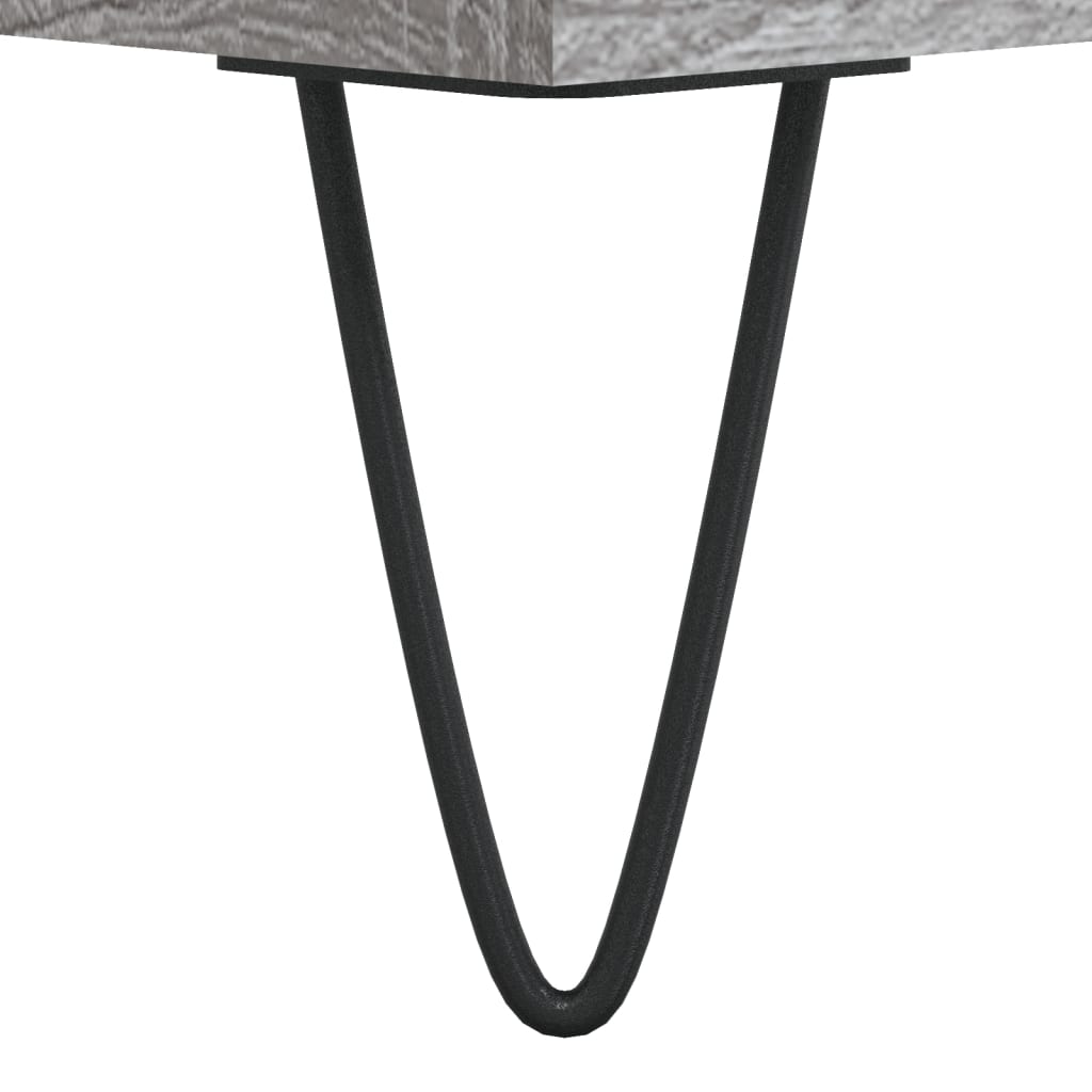 skænk 40x35x70 cm konstrueret træ grå sonoma-eg