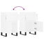 skænk 40x35x70 cm konstrueret træ hvid