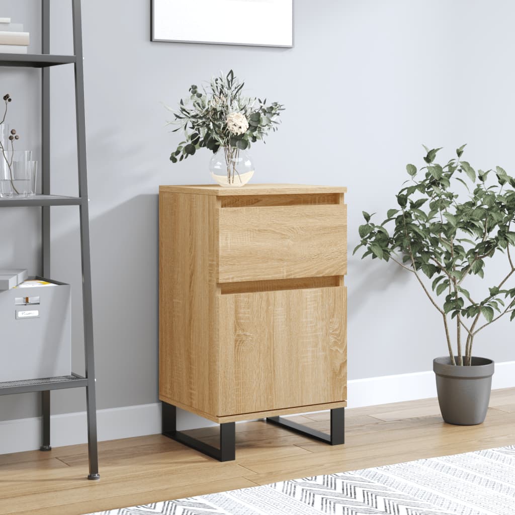 skænk 40x35x70 cm konstrueret træ sonoma-eg