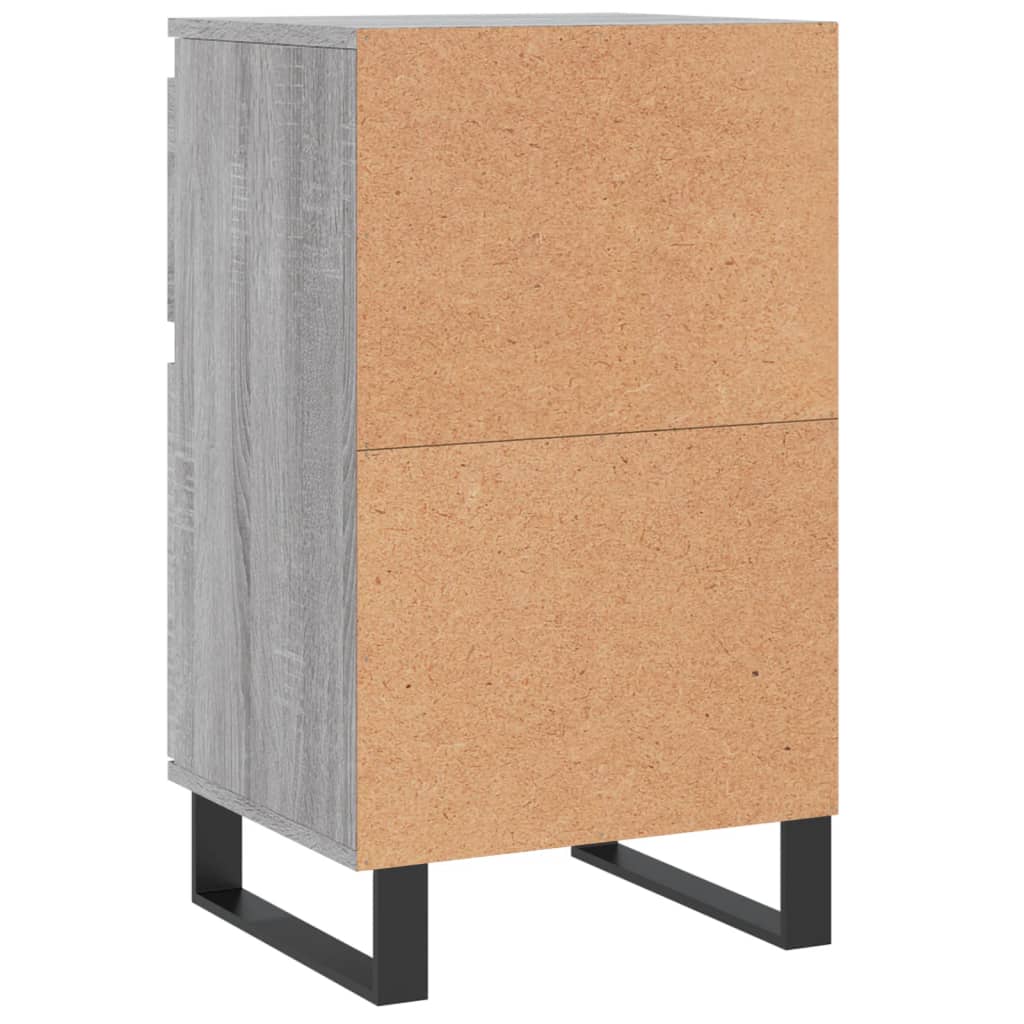 skænk 40x35x70 cm konstrueret træ grå sonoma-eg