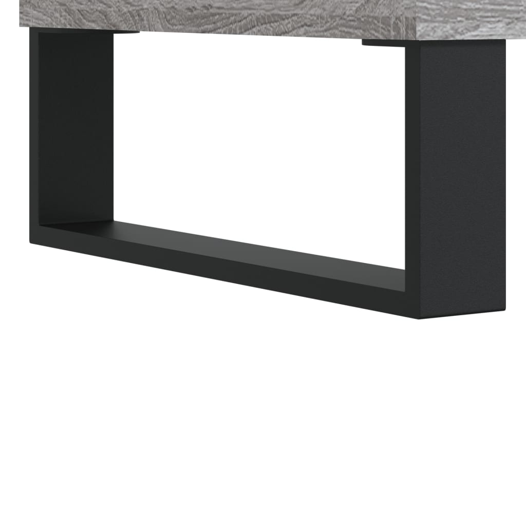 skænk 40x35x70 cm konstrueret træ grå sonoma-eg