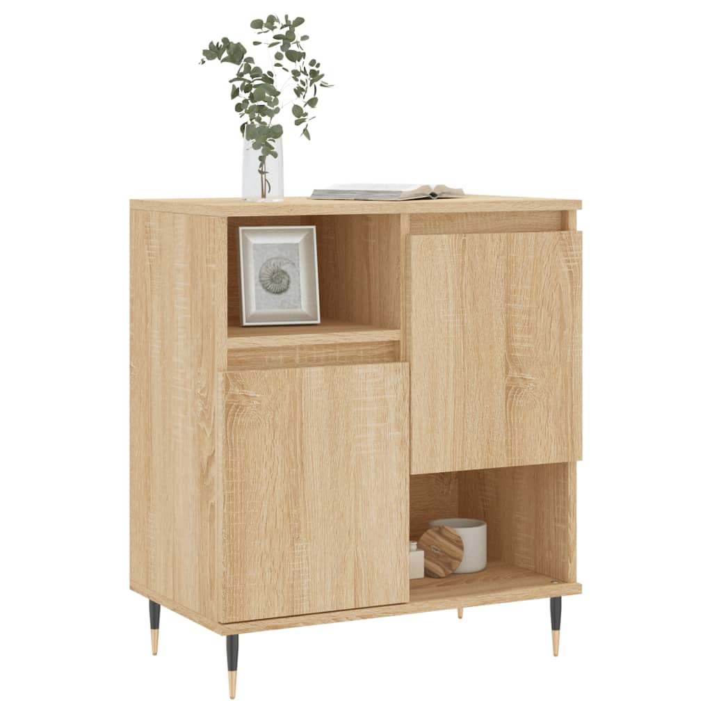 skænk 60x35x70 cm konstrueret træ sonoma-eg