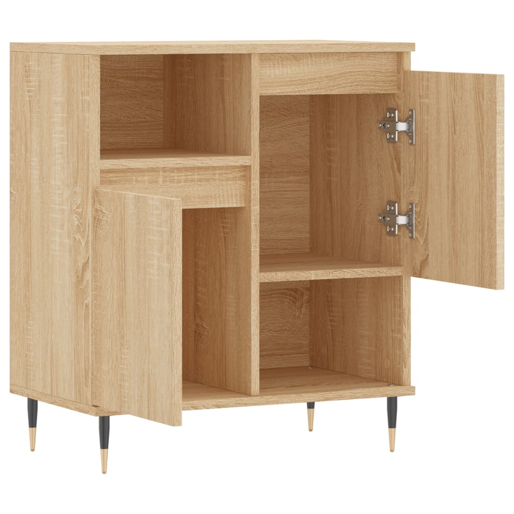 skænk 60x35x70 cm konstrueret træ sonoma-eg