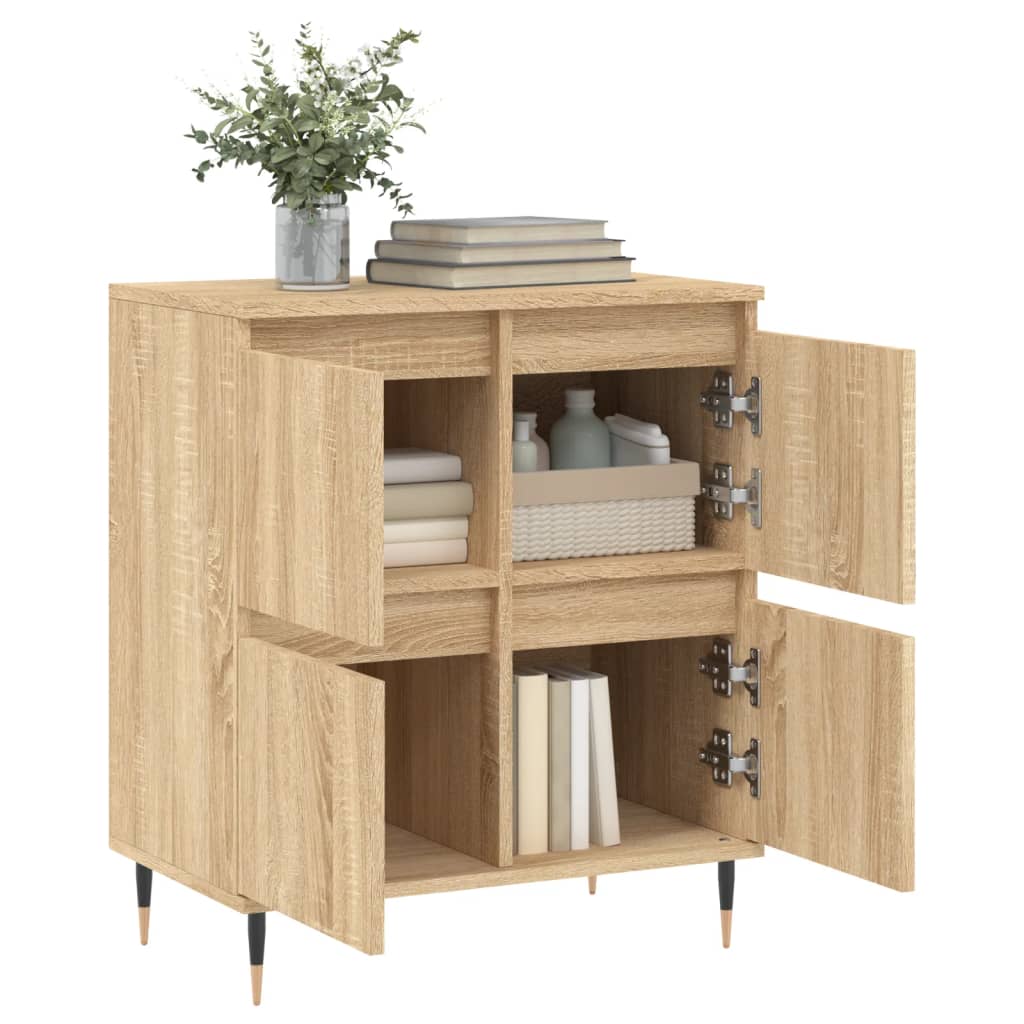 skænk 60x35x70 cm konstrueret træ sonoma-eg