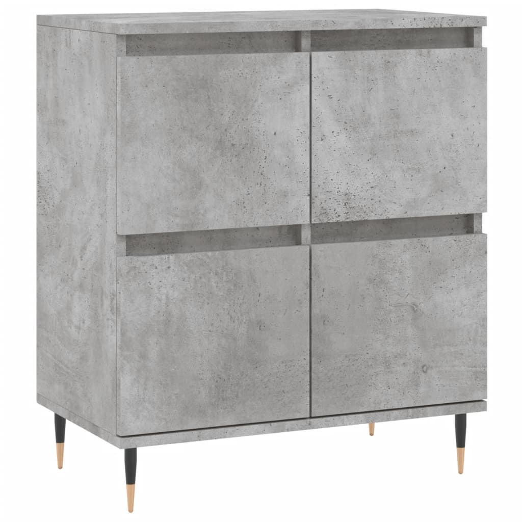 skænk 60x35x70 cm konstrueret træ betongrå