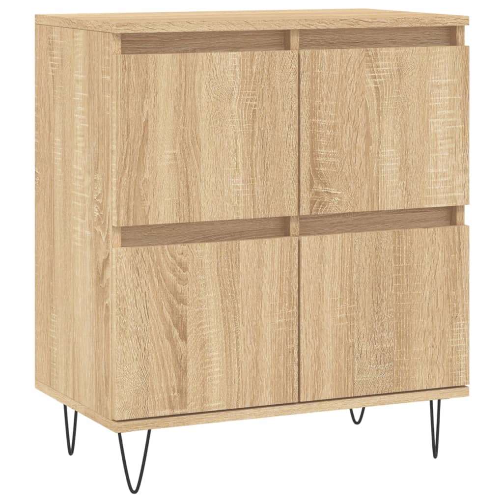 skænk 60x35x70 cm konstrueret træ sonoma-eg