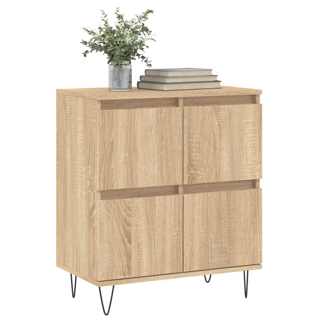 skænk 60x35x70 cm konstrueret træ sonoma-eg