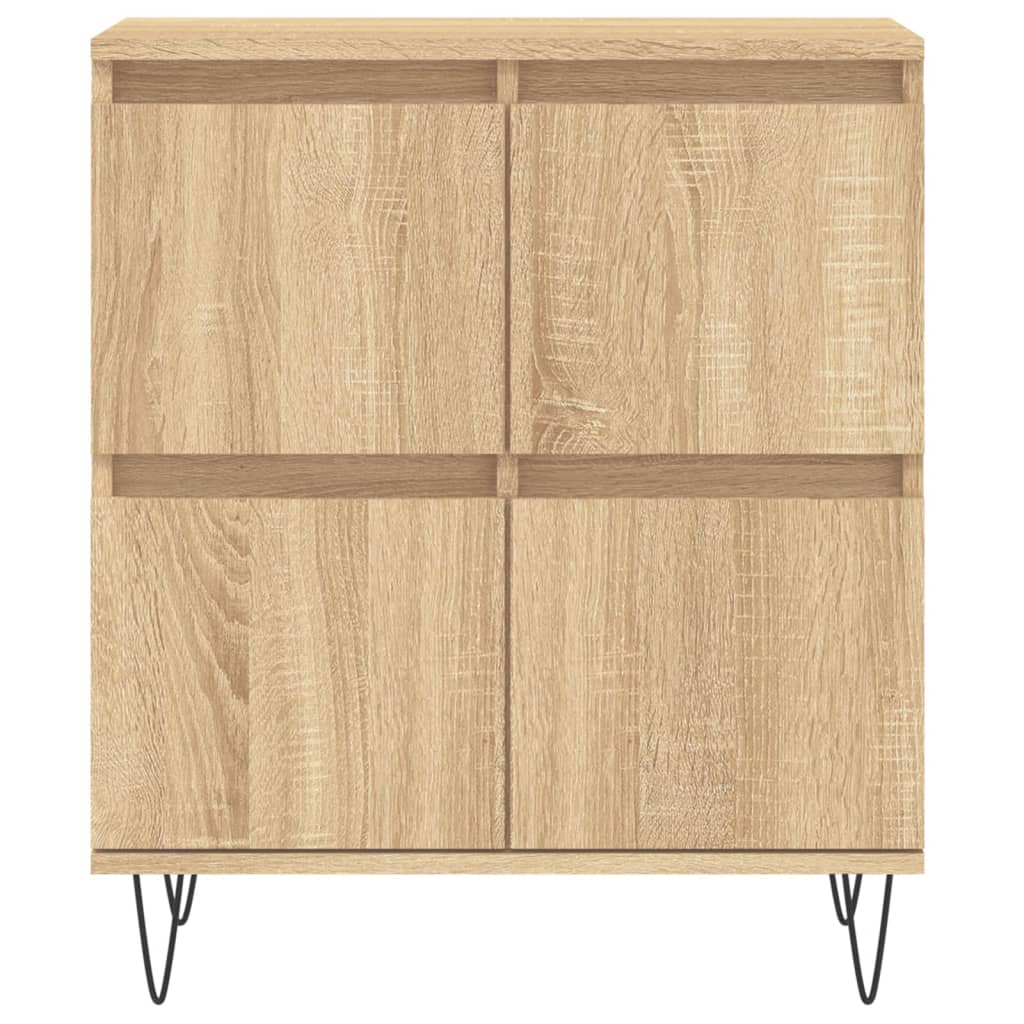 skænk 60x35x70 cm konstrueret træ sonoma-eg