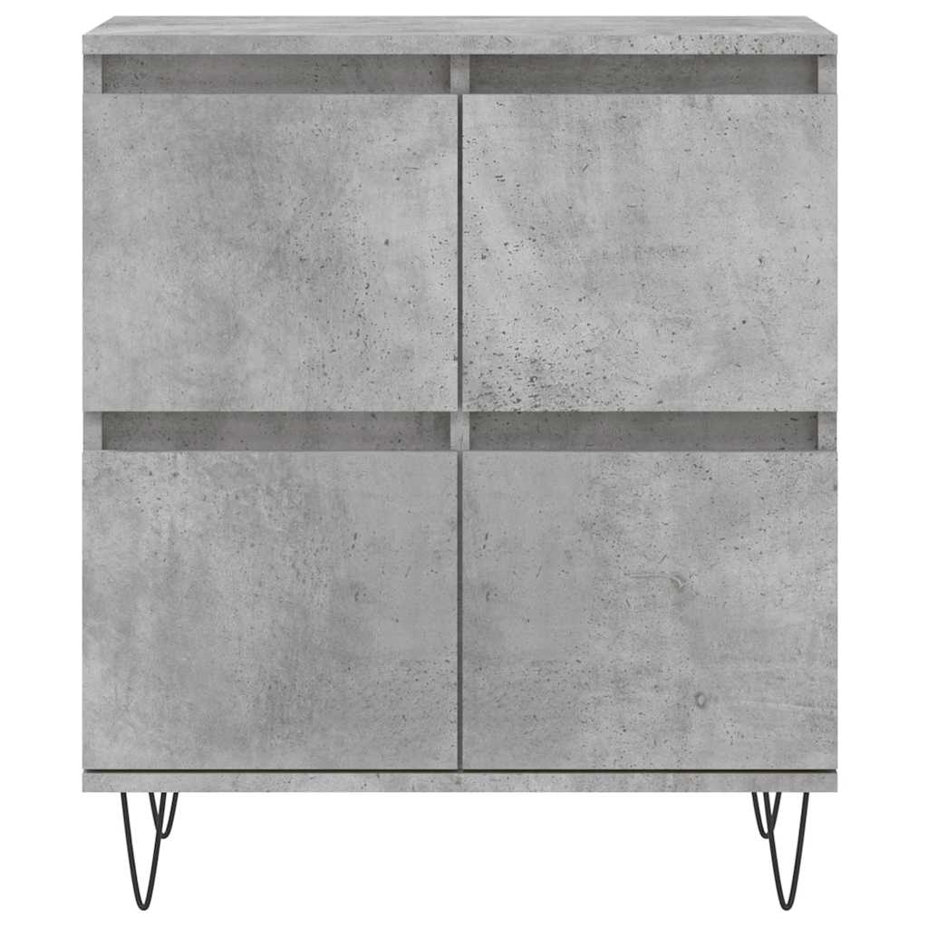 skænk 60x35x70 cm konstrueret træ betongrå