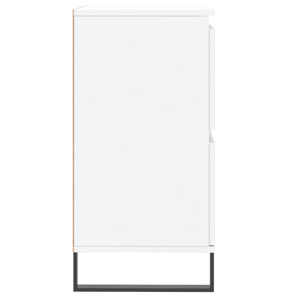 skænk 60x35x70 cm konstrueret træ hvid