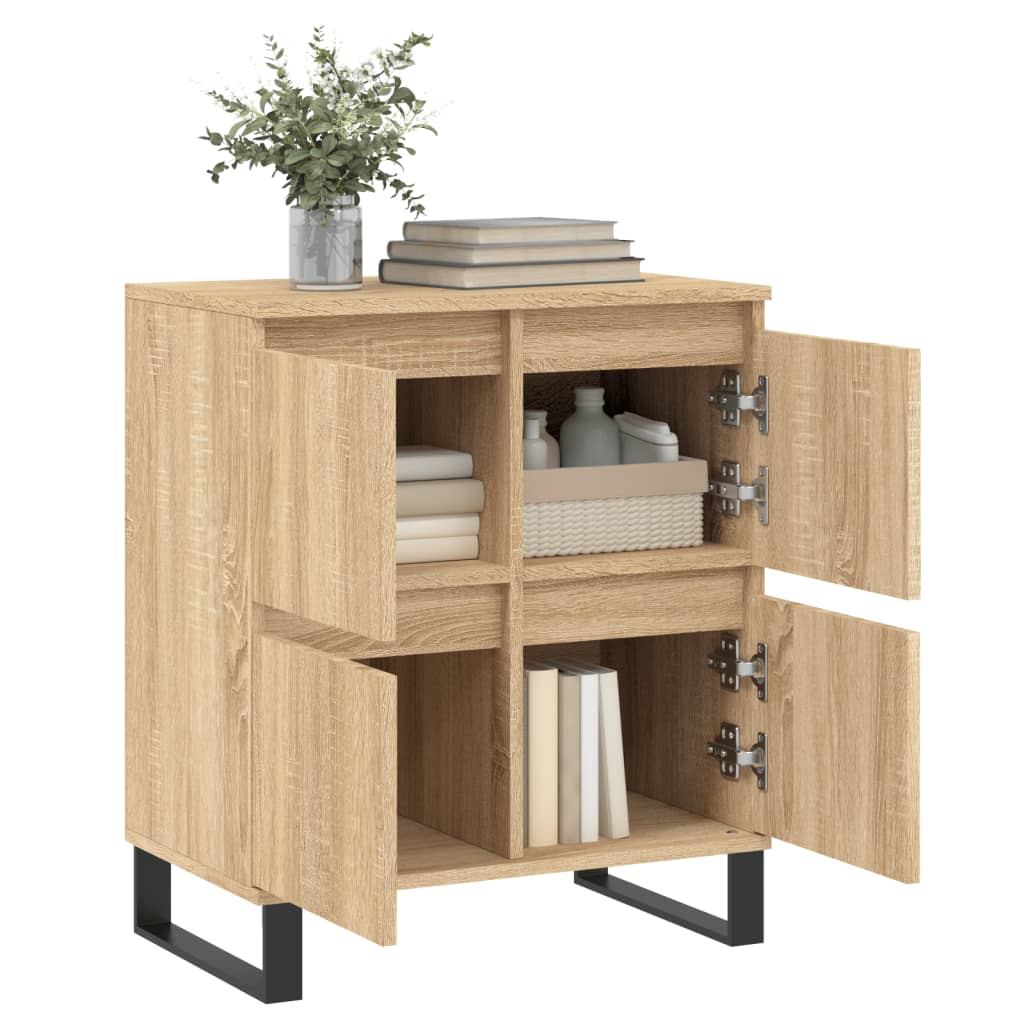 skænk 60x35x70 cm konstrueret træ sonoma-eg