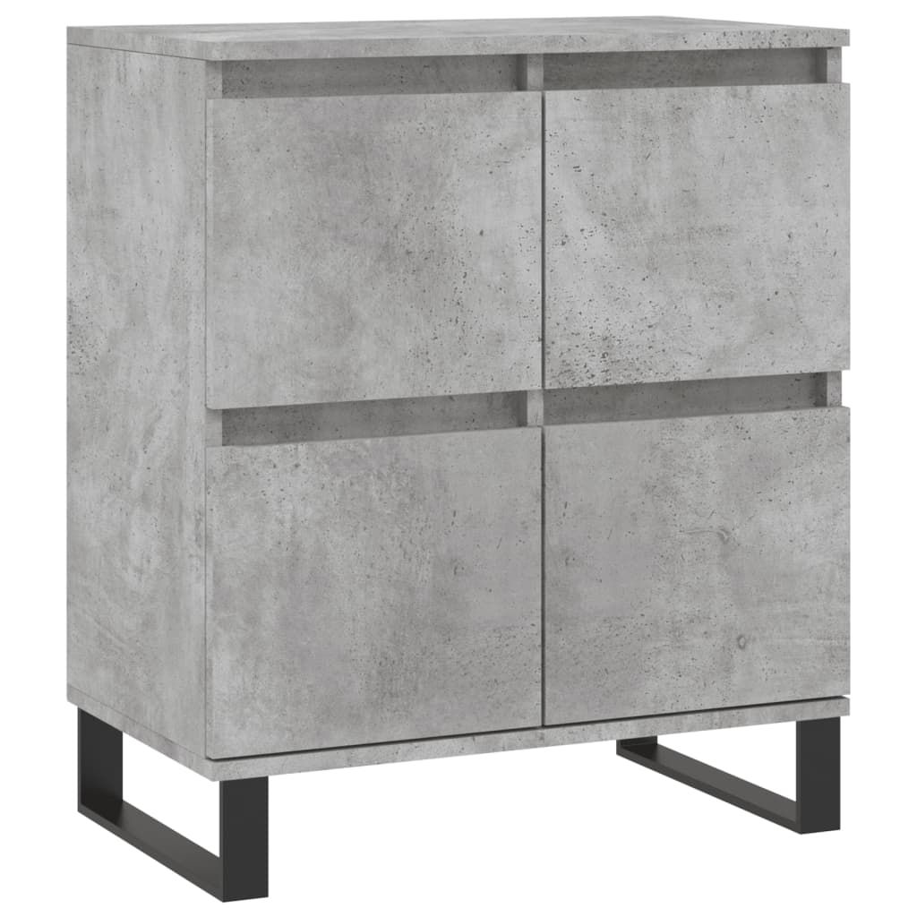 skænk 60x35x70 cm konstrueret træ betongrå