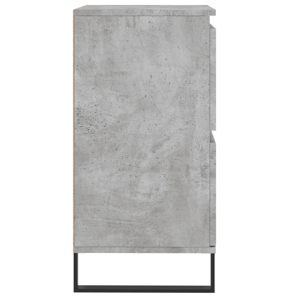 skænk 60x35x70 cm konstrueret træ betongrå