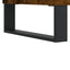 skænk 60x35x70 cm konstrueret træ røget egetræsfarve