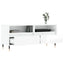 tv-bord 100x34,5x44,5 cm konstrueret træ hvid højglans