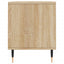 tv-bord 100x34,5x44,5 cm konstrueret træ sonoma-eg
