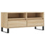 tv-bord 100x34,5x44,5 cm konstrueret træ sonoma-eg