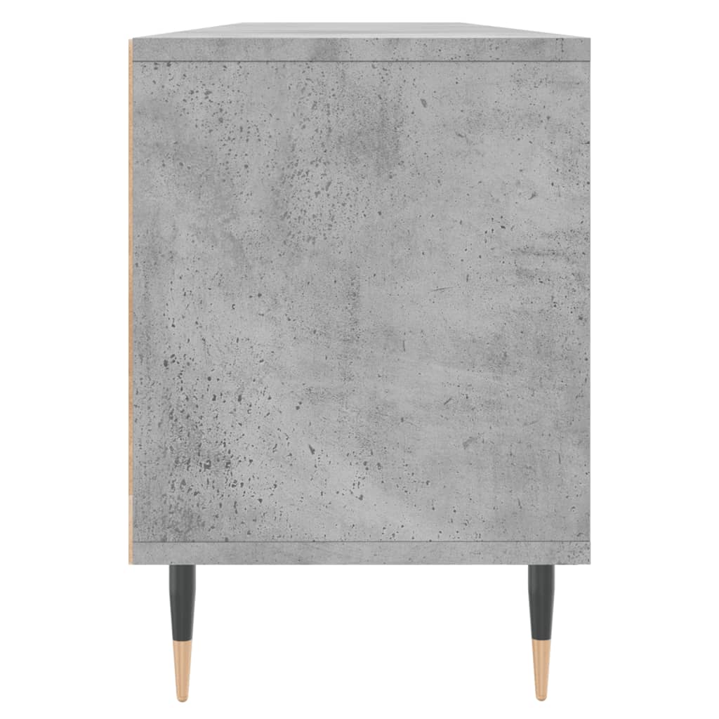 tv-bord 150x30x44,5 cm konstrueret træ betongrå