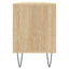 tv-bord 150x30x44,5 cm konstrueret træ sonoma-eg