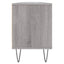 tv-bord 150x30x44,5 cm konstrueret træ grå sonoma-eg