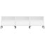 tv-bord 150x30x44,5 cm konstrueret træ hvid