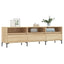 tv-bord 150x30x44,5 cm konstrueret træ sonoma-eg