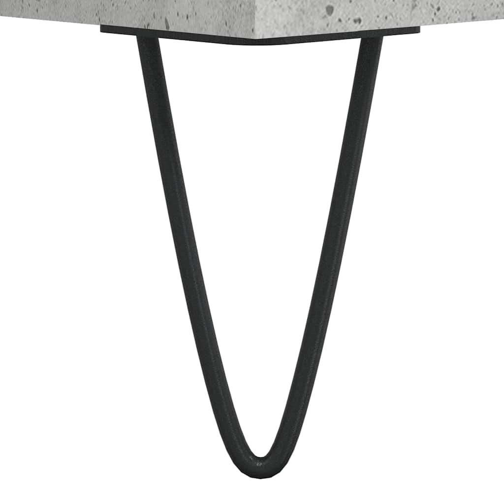 badeværelsesskab 58x33x60 cm konstrueret træ betongrå