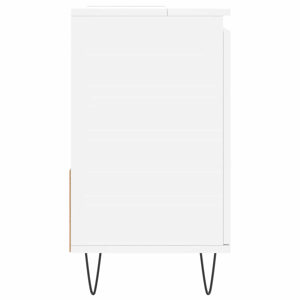 badeværelsesskab 65x33x60 cm konstrueret træ hvid