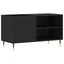 vinylskab 85x38x48 cm konstrueret træ sort