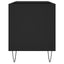 vinylskab 85x38x48 cm konstrueret træ sort