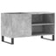vinylskab 85x38x48 cm konstrueret træ betongrå