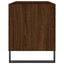 vinylskab 85x38x48 cm konstrueret træ brun egetræsfarve
