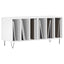 vinylskab 100x38x48 cm konstrueret træ hvid
