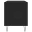 vinylskab 100x38x48 cm konstrueret træ sort
