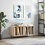 vinylskab 100x38x48 cm konstrueret træ sonoma-eg