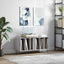 vinylskab 100x38x48 cm konstrueret træ grå sonoma-eg