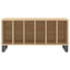 vinylskab 100x38x48 cm konstrueret træ sonoma-eg