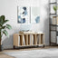 vinylskab 100x38x48 cm konstrueret træ sonoma-eg